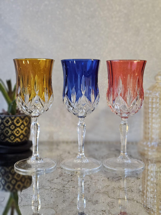 Elegant Italian RCR Crystal Wine Glass, 160ml Capacity, Perfect for Fine Dining and Celebrations